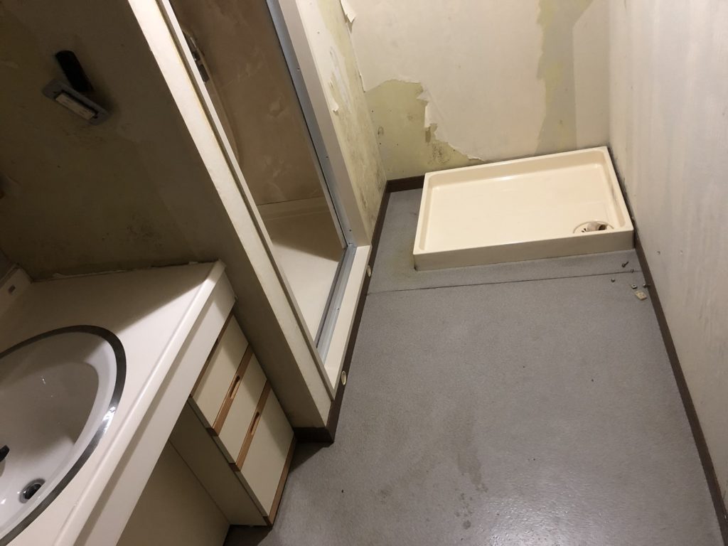 洗面所清掃後