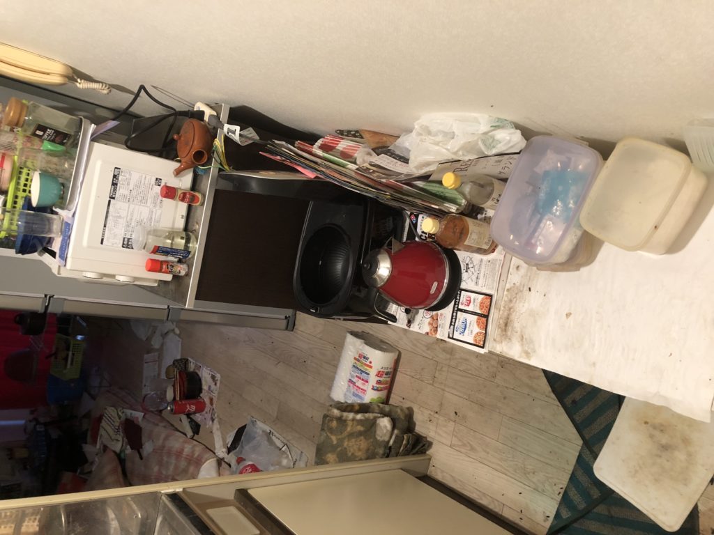 作業前の廊下
