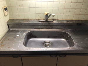 キッチン清掃前